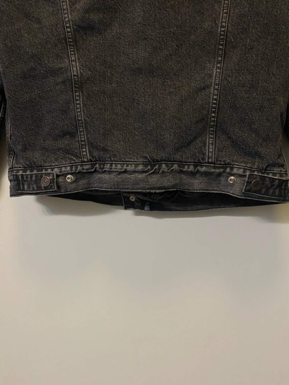 Levi's Type III Sherpa Trucker Jacket - Faded Black - L - Picture 8 of 16